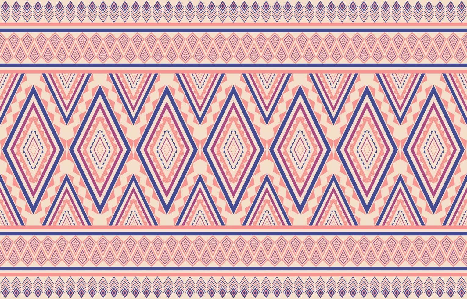 Ethnic abstract triangle pattern tribal seamless pattern for traditional Mexican textiles for print, fabric, carpet, batik. vector illustration embroidery style