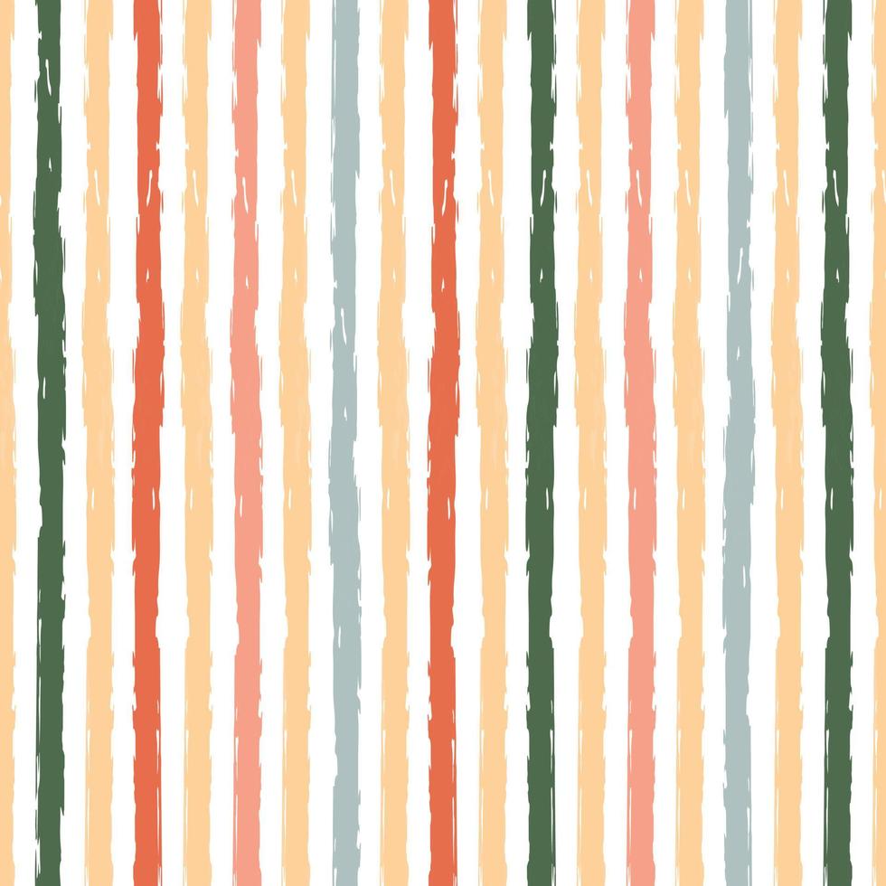 Stripes pattern seamless geometric pattern vector red-yellow-green ink brush strokes, grunge designs, modern brush strokes for wrapping, wallpaper, textiles