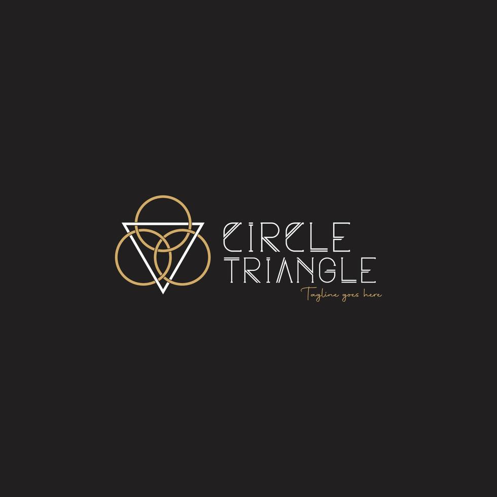 Circle Triangle logo vector