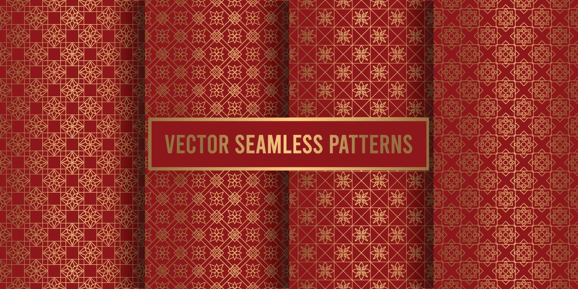 Geometric seamless pattern background vector