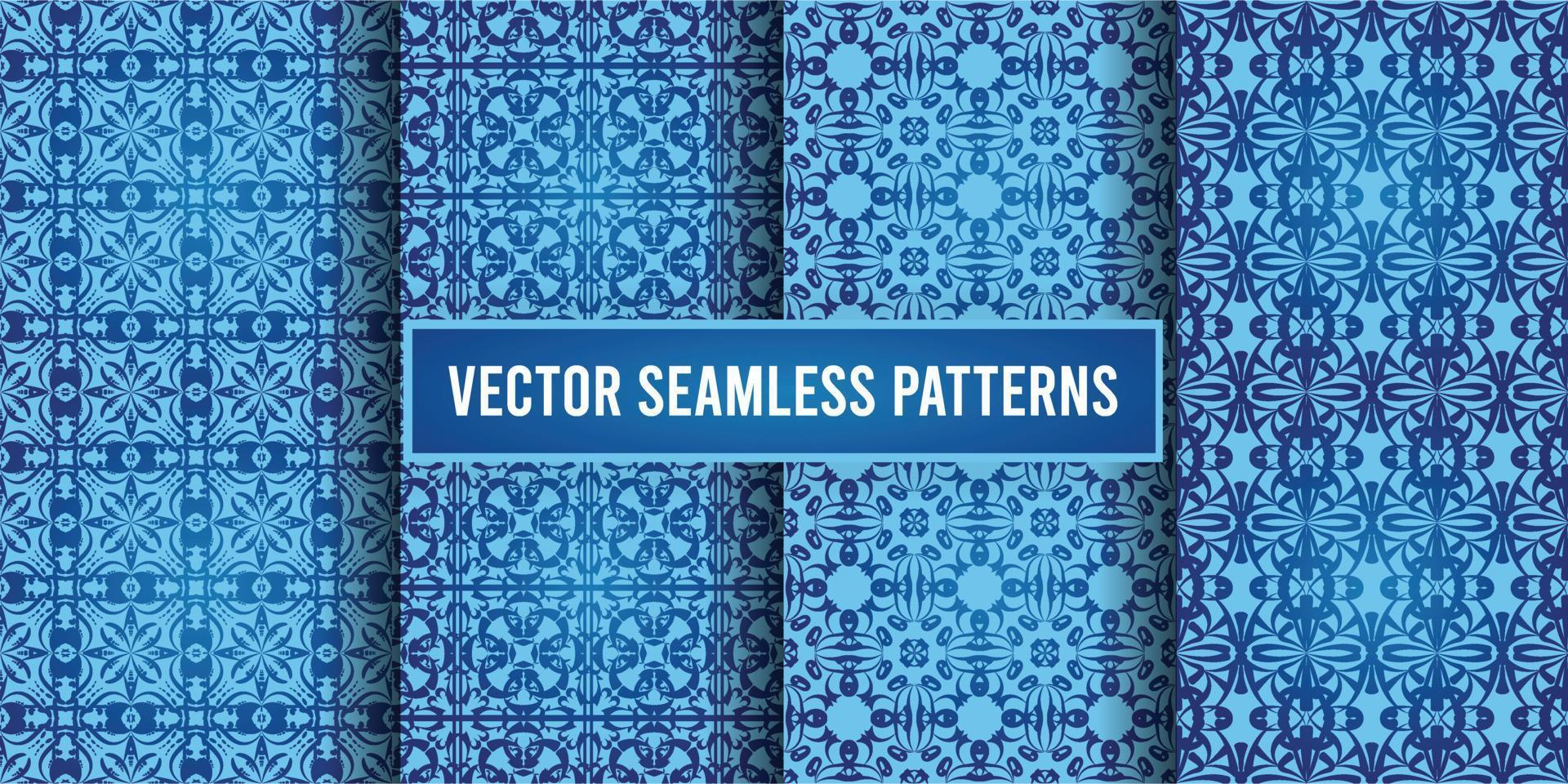 Ornamental seamless pattern background vector