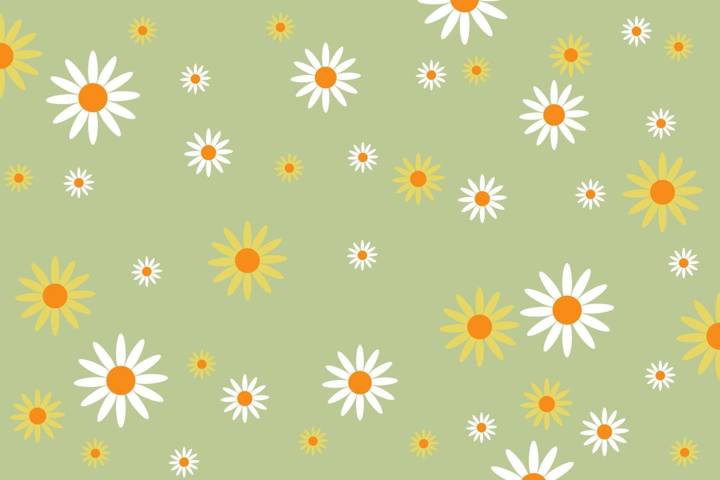 Spring blooming flower pattern background, with bright elegant color looks fresh with blooming flowers vector