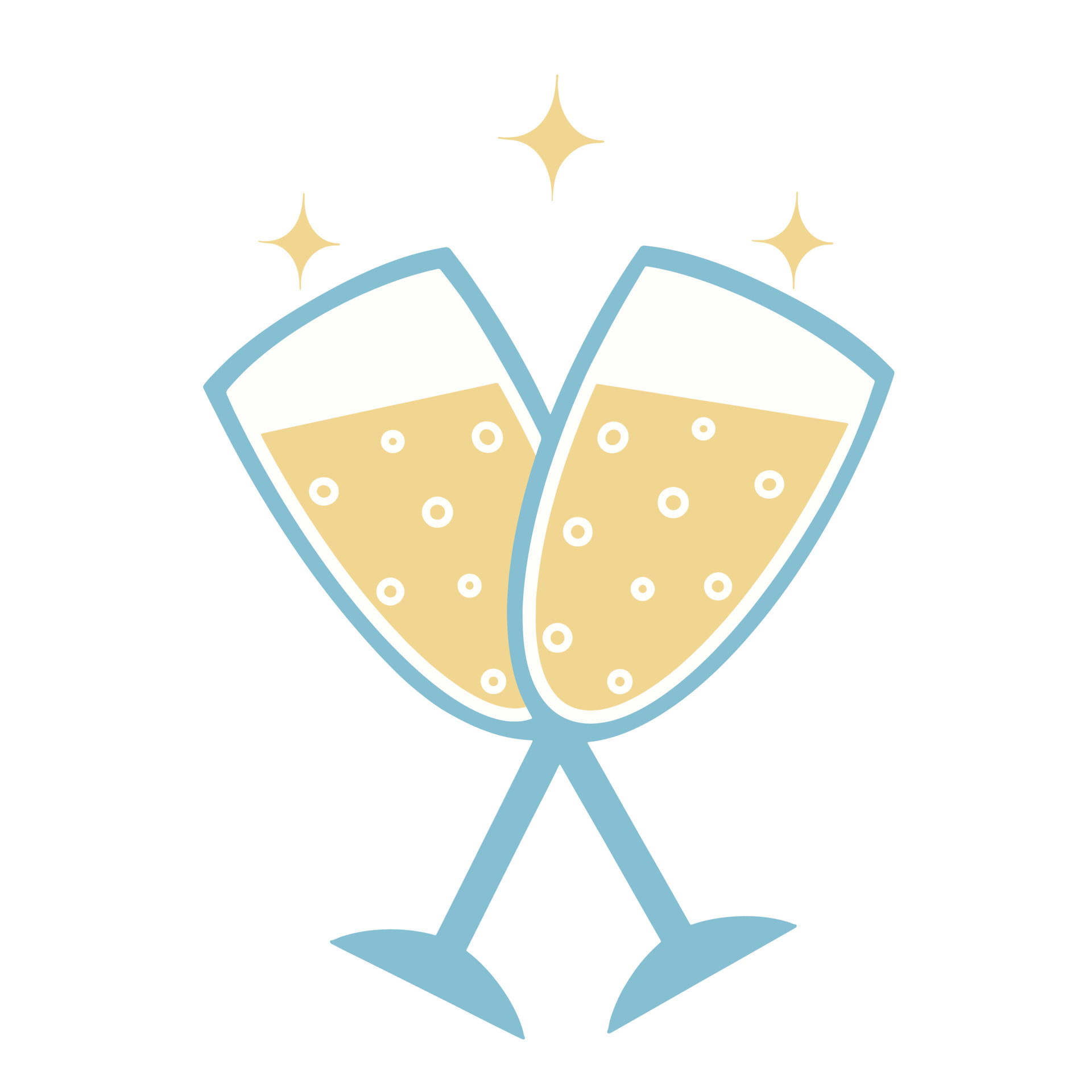 Two Martini Glass Clip Art