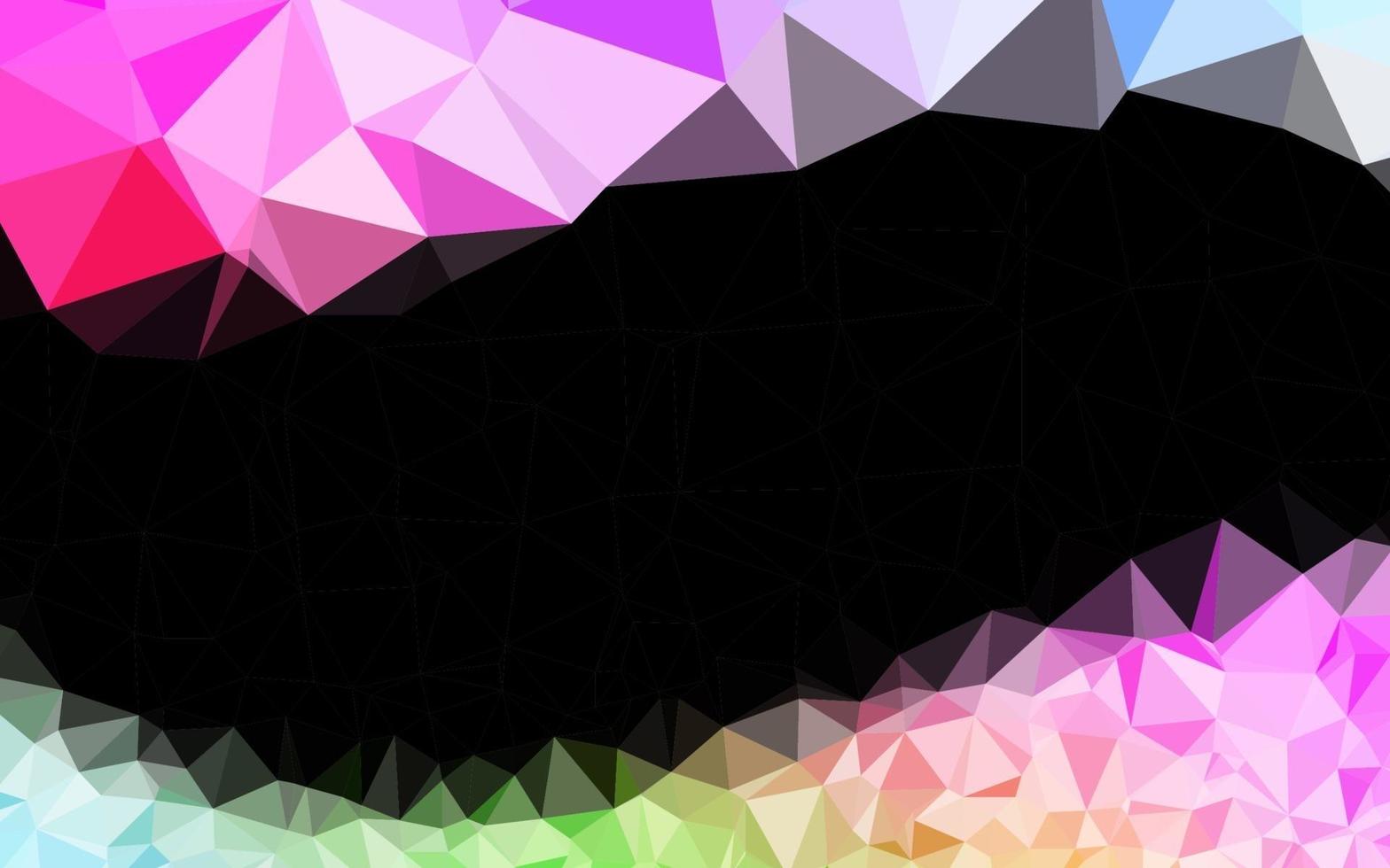 Light Multicolor, Rainbow vector low poly texture.