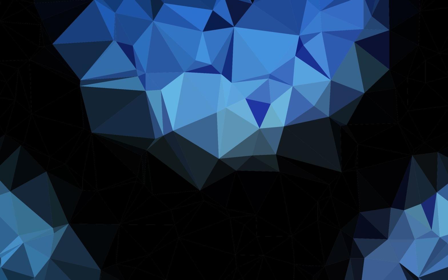 Light BLUE vector triangle mosaic cover.