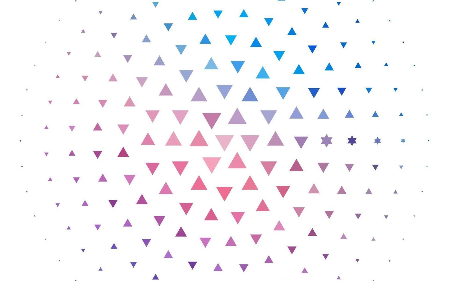 Light Blue, Red vector cover in polygonal style.