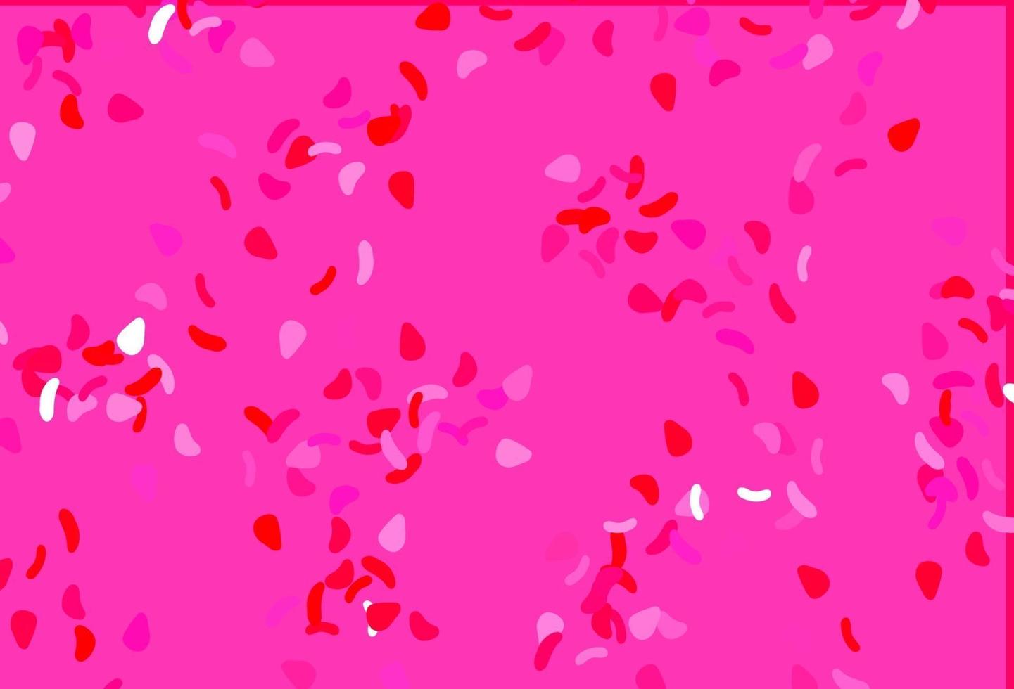 Light Purple, Pink vector pattern with chaotic shapes.