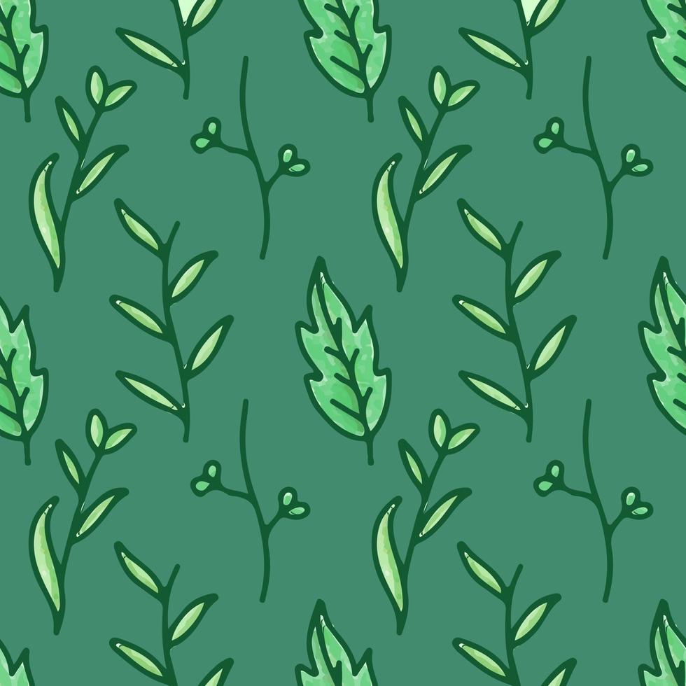 Artistic floral seamless patterns. Vector graphic for paper, cover, fabric, and other users.