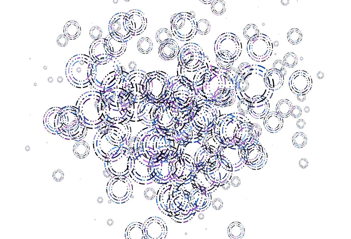 Light Blue, Red vector template with circles.