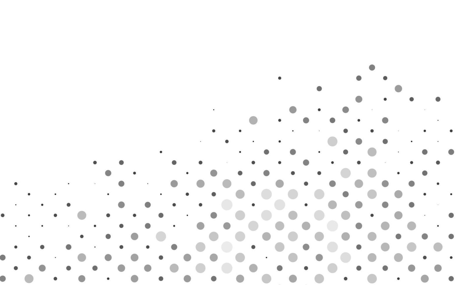 Fondo de vector gris plateado claro con puntos.