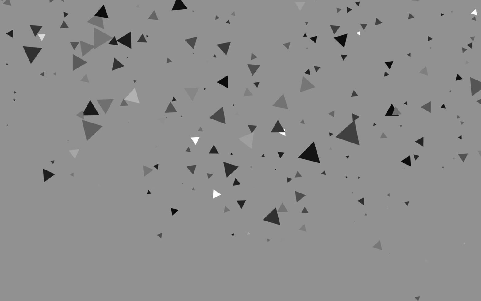 Light Silver, Gray vector background with triangles.