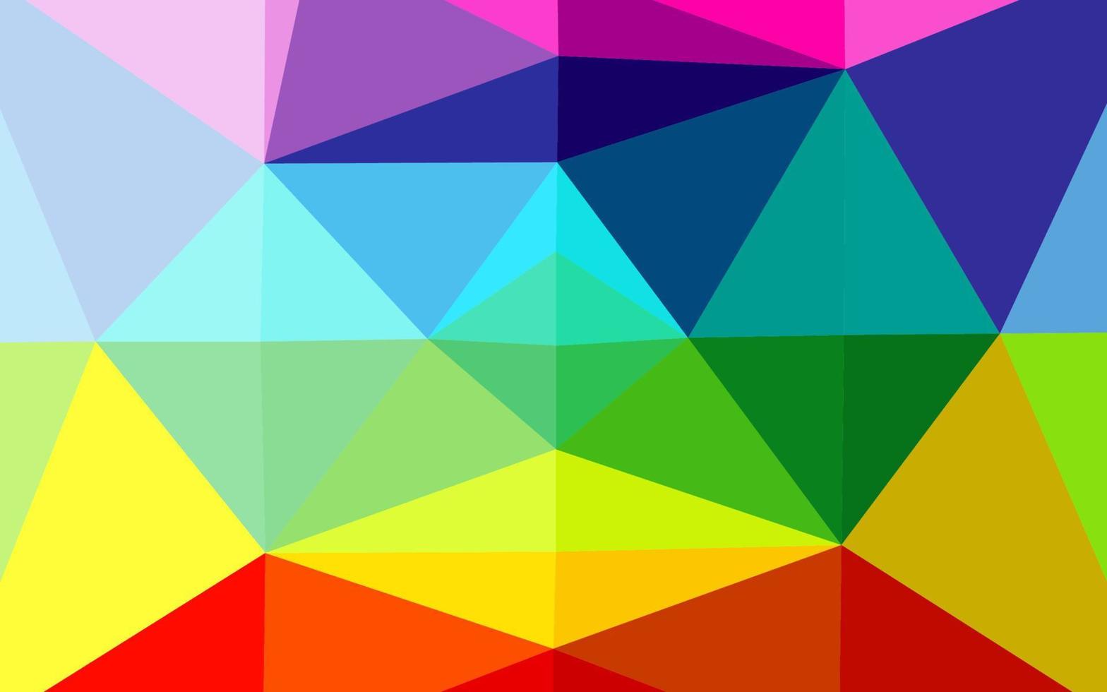 Fondo de mosaico abstracto de vector de arco iris multicolor claro.