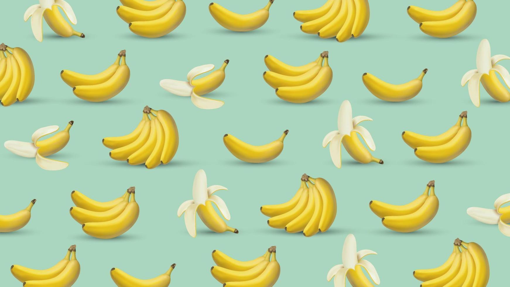 Banana Pattern Cartoon Style Graphic · Creative Fabrica