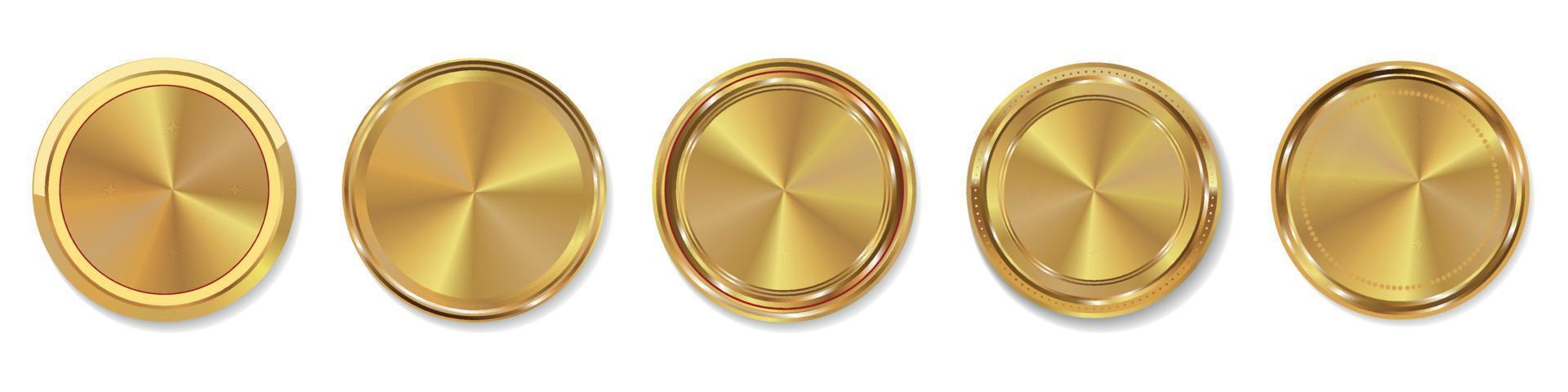 Gold Seal Set vector