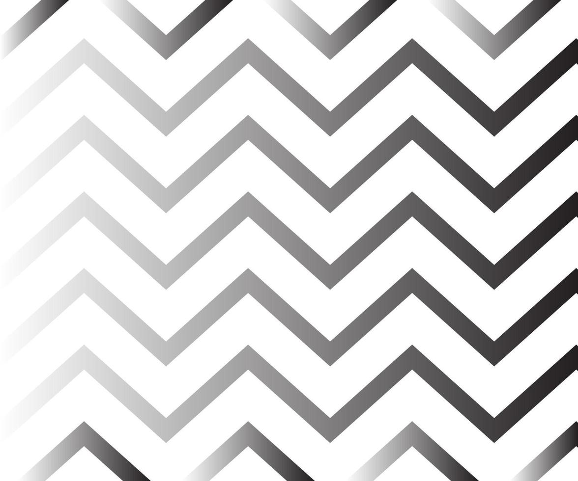 Black and white zigzag chevron pattern. Simple and modern vintage background. web design, greeting card, textile, Eps 10 vector illustration