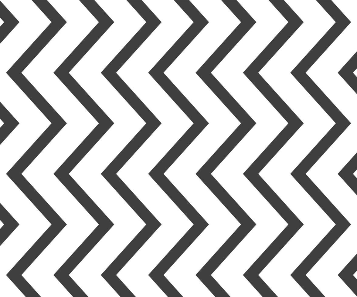 patrón de chevron en zigzag blanco y negro. Fondo vintage simple y moderno. diseño web, tarjeta de felicitación, textil, ilustración vectorial eps 10 vector