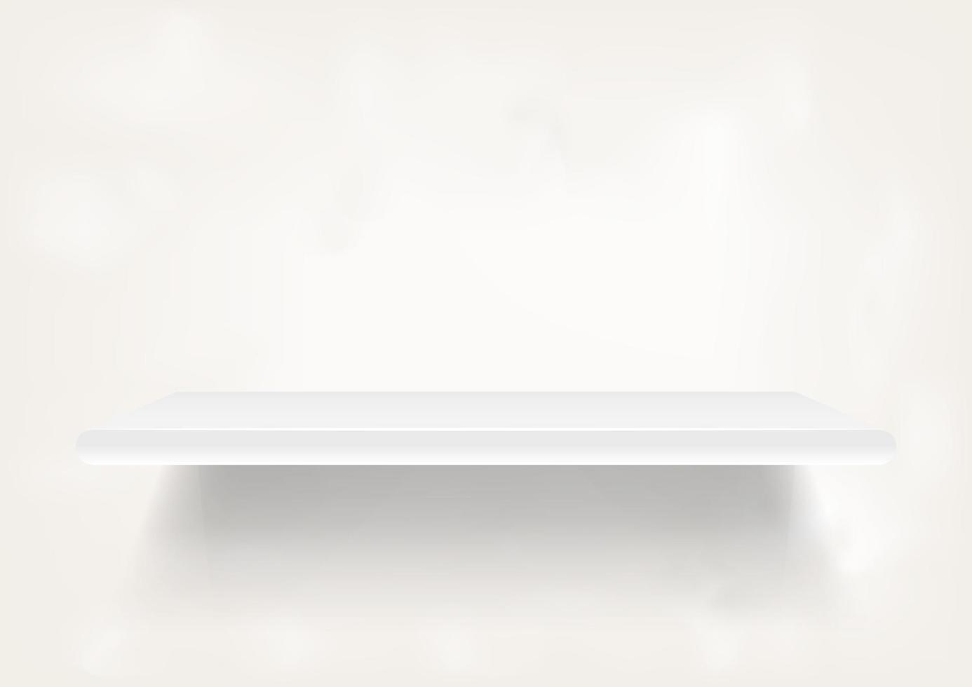 empty shelf vector