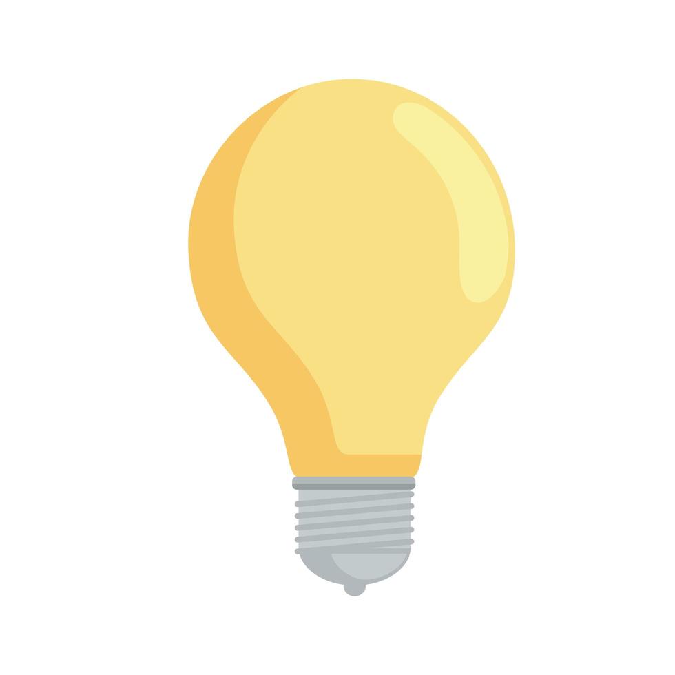 Light bulb icon vector