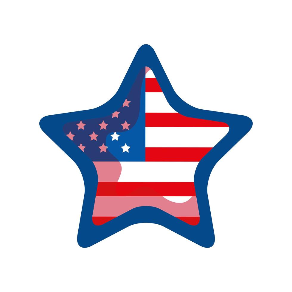 United states star vector