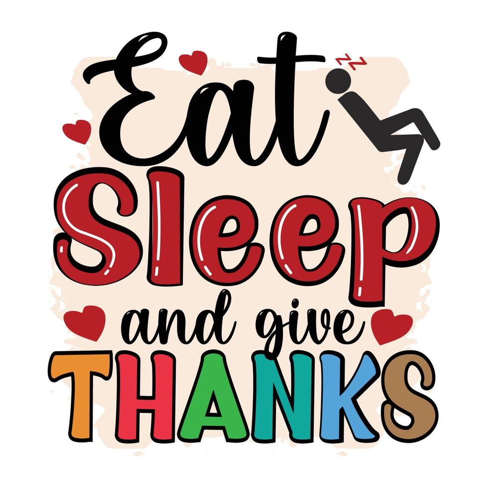 Happy Thanksgiving vector illustration. Hand lettered text and hand drawn ornaments