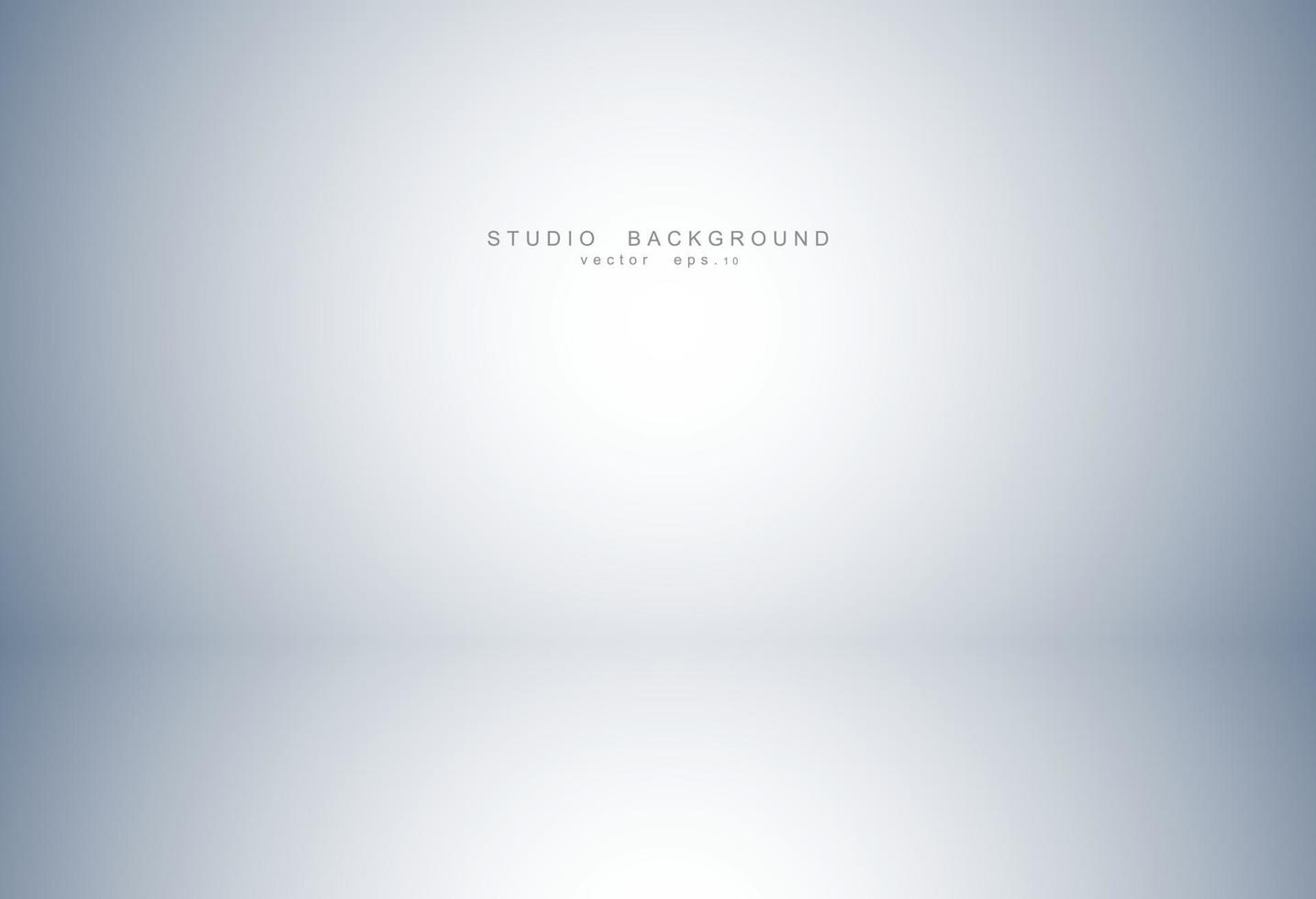 Empty blue studio room Backdrop. Light interior with copyspace for your creative project . Vector illustration EPS 10