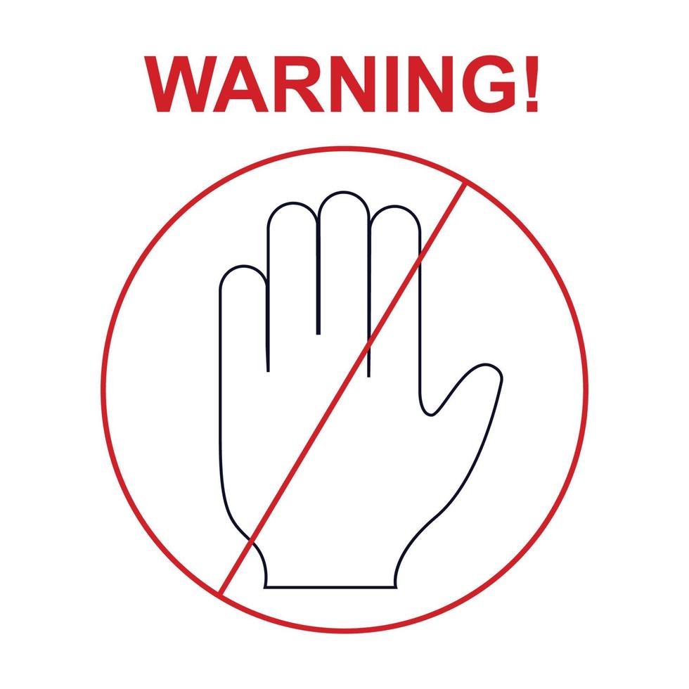 Warning Illustration Free Vector
