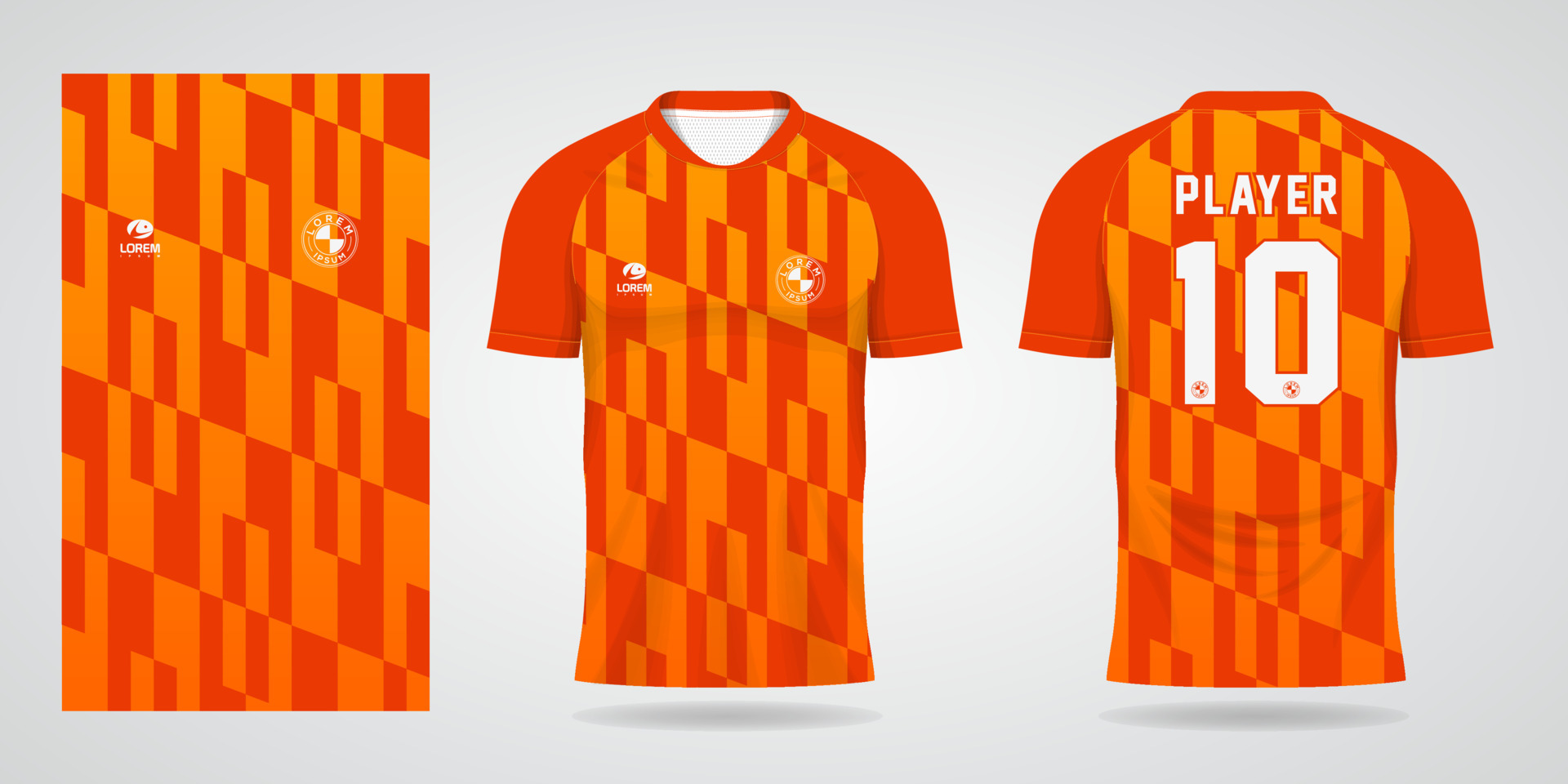 sports jersey template for Soccer uniform shirt design 4992887 Vector ...