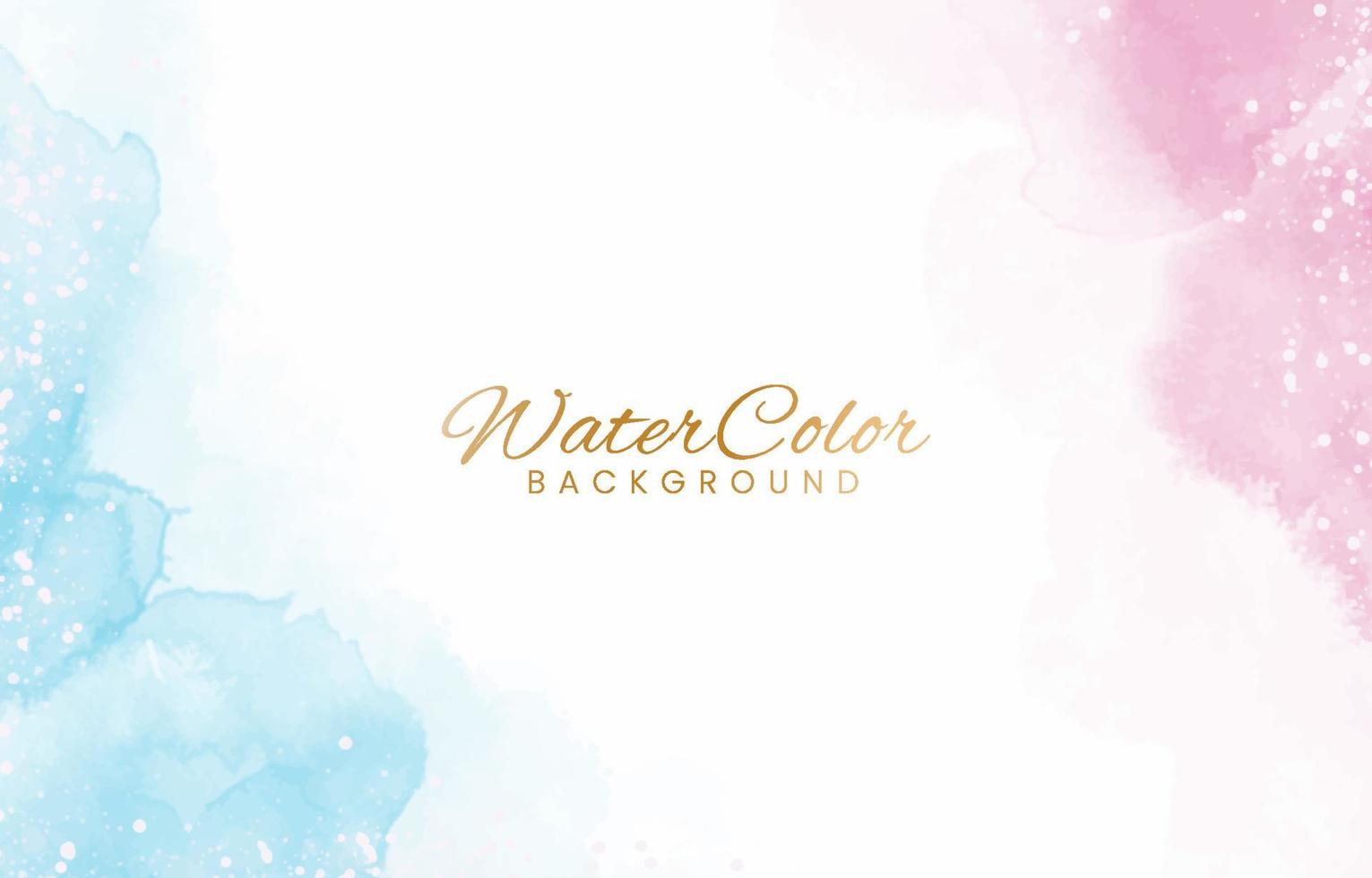 Abstract colorful watercolor for background. vector