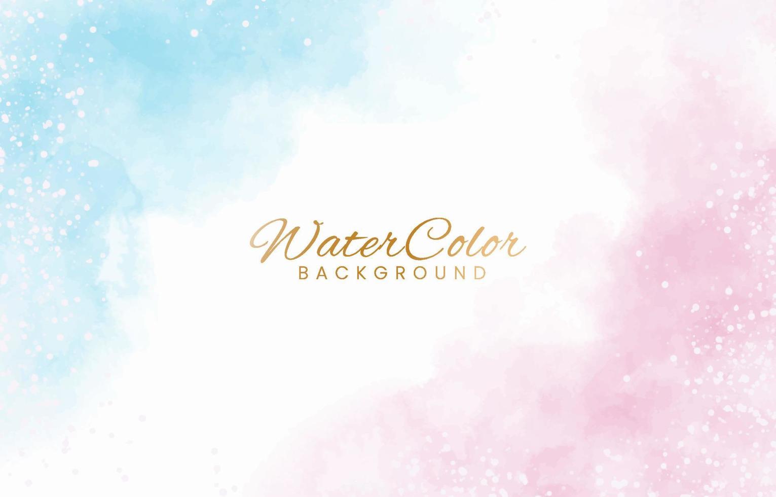 Abstract colorful watercolor for background. vector