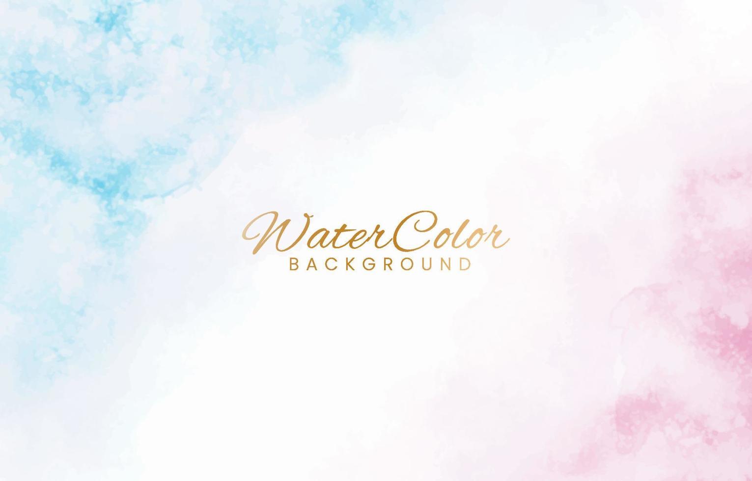 Abstract colorful watercolor for background. vector