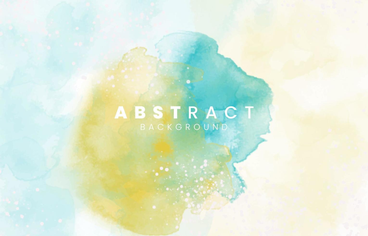 Abstract colorful watercolor for background. vector