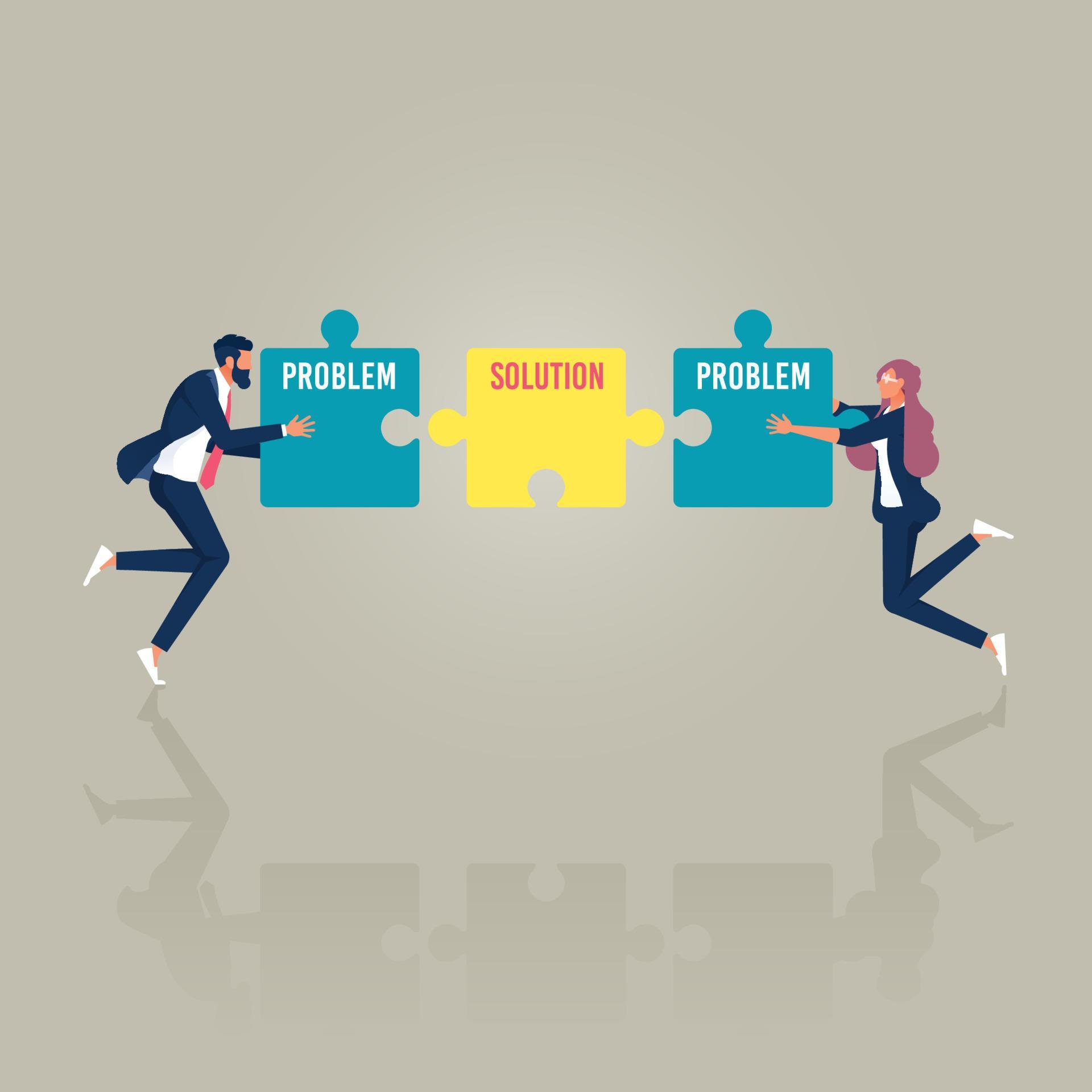 Find solution as fitting together jigsaw puzzle pieces, Collaboration ...