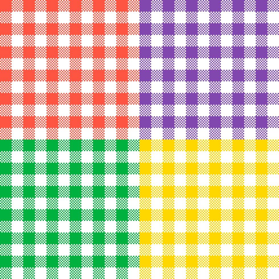 Classic seamless checkers pattern design for decorating, wrapping paper, wallpaper, fabric, backdrop and etc. vector