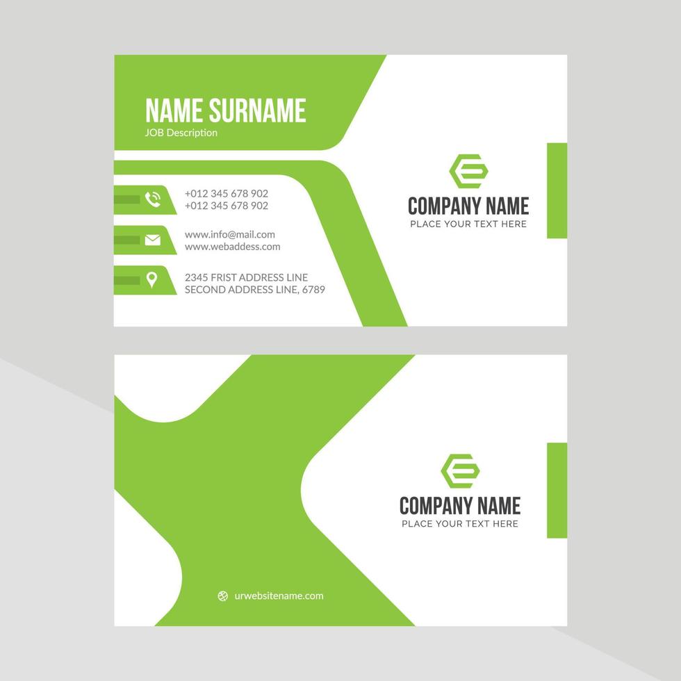 Free Business Card Template Vector Modern Creative and Clean