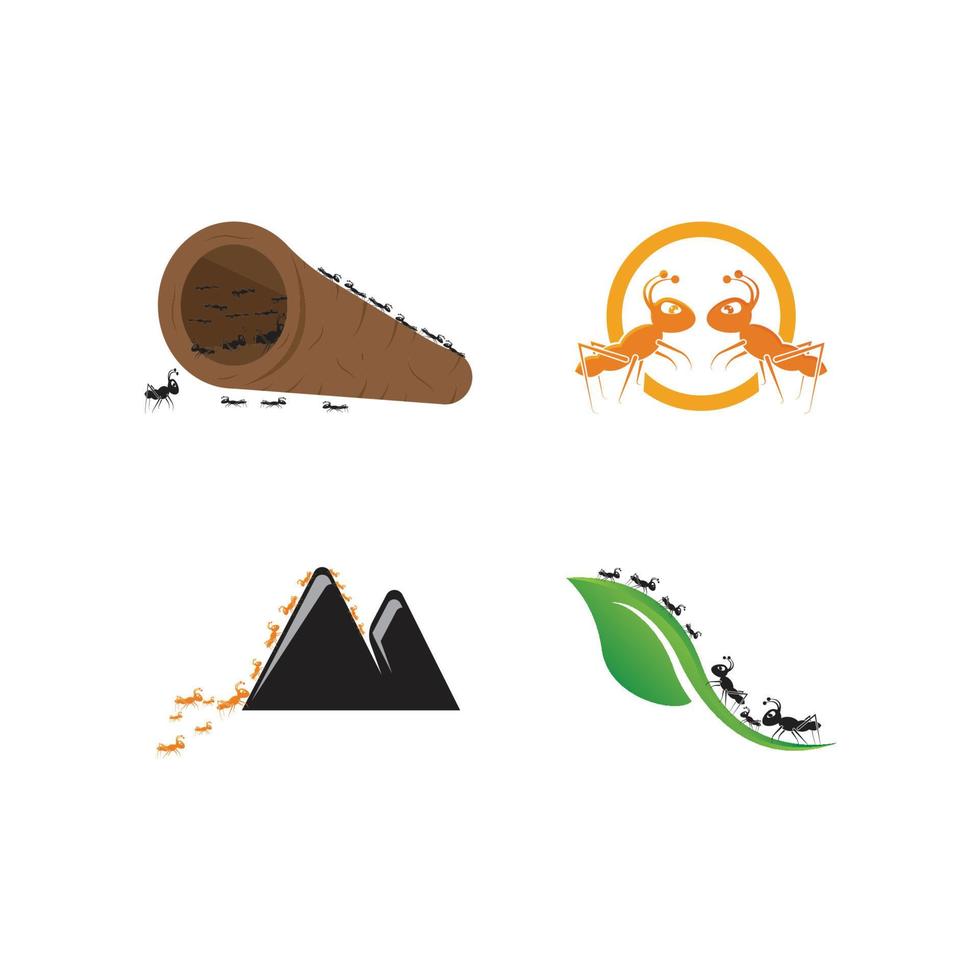 Ant vector illustration design