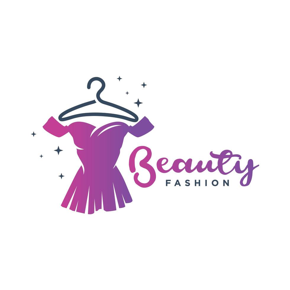 women's clothing logo design vector