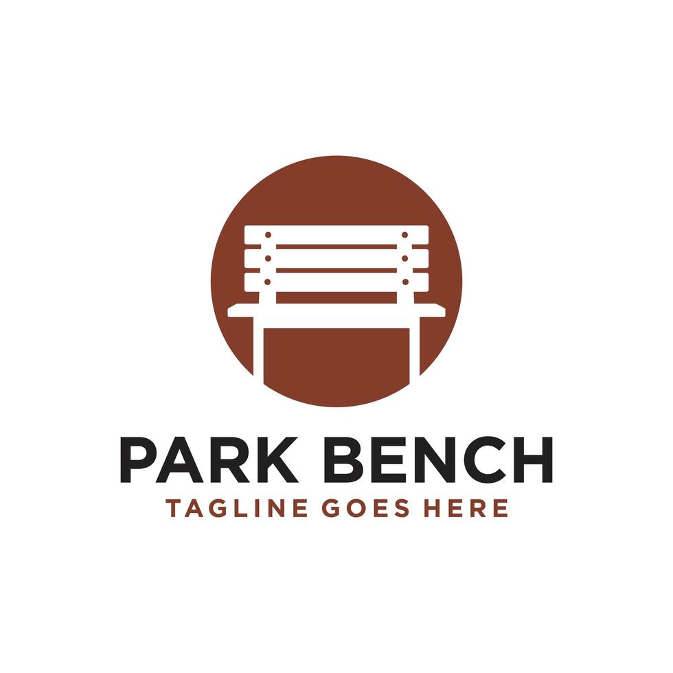 modern garden chair logo vector
