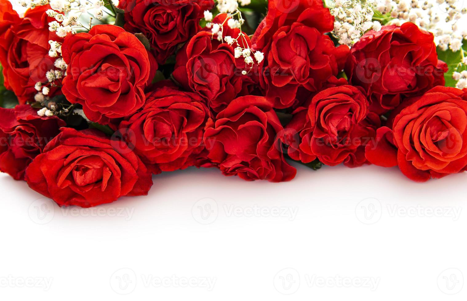 Valentine  red roses bouquet photo