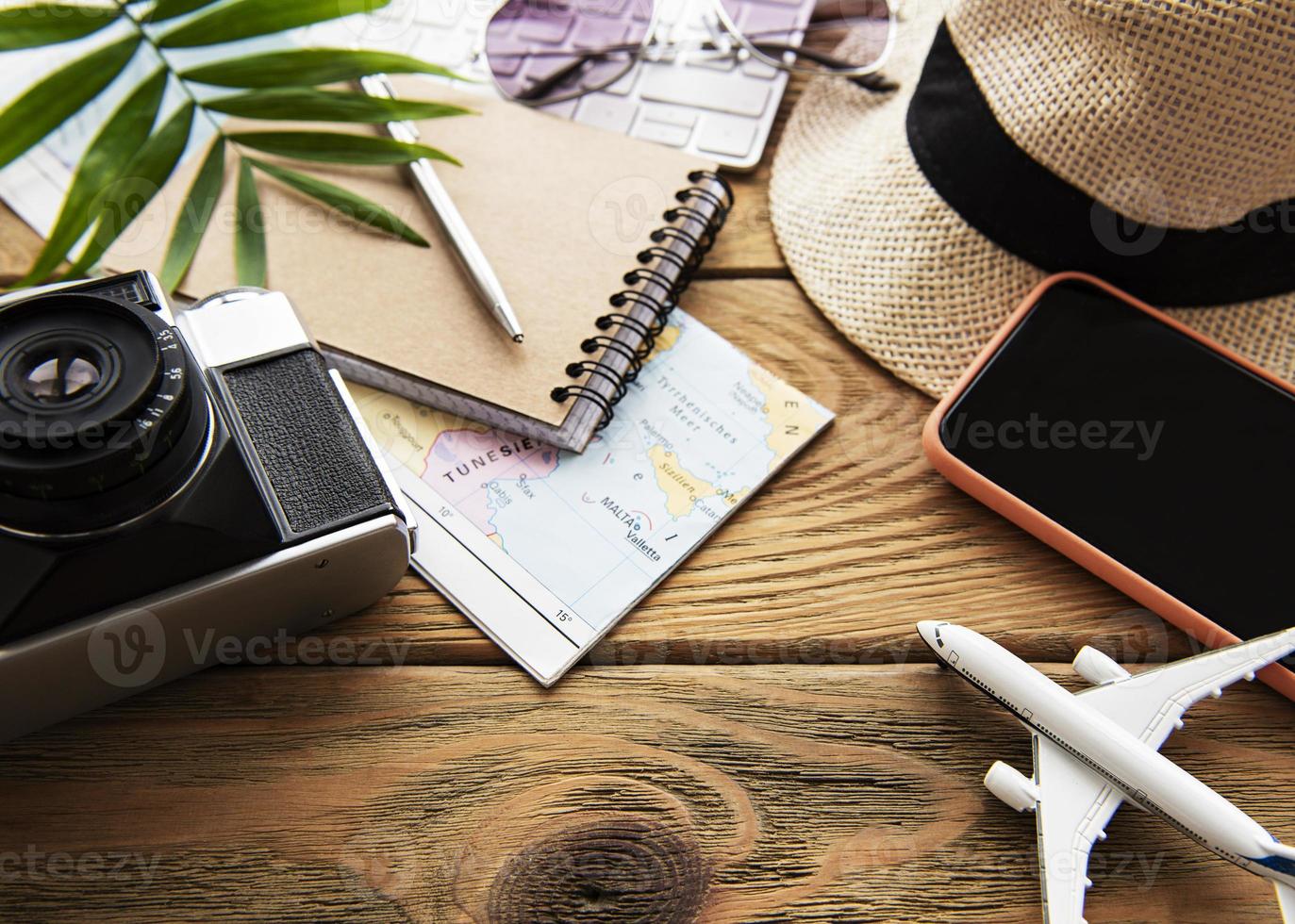 Summer holiday background. Travel concept photo