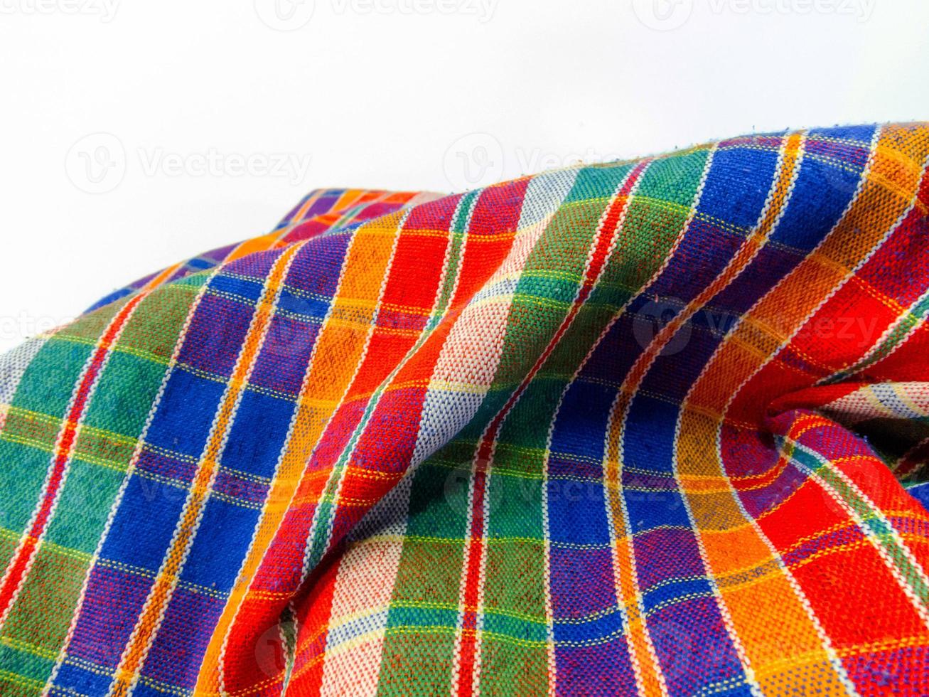 loincloth or Scottish Tissue style isolated on white background photo