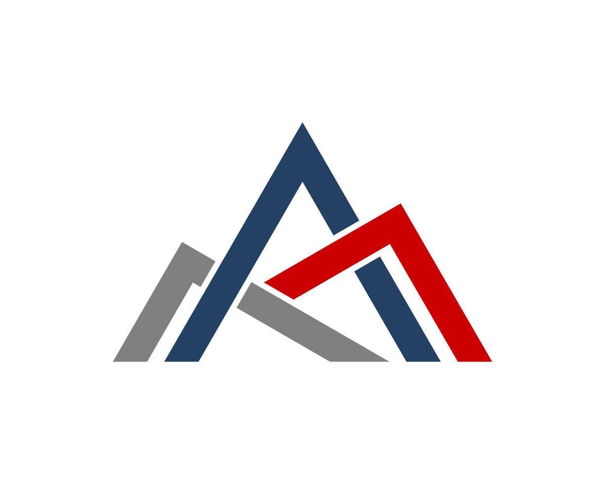 Abstract mountain shape vector