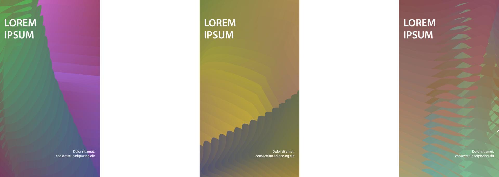 set of abstract gradient background. EPS 10 4995997 Vector Art at Vecteezy