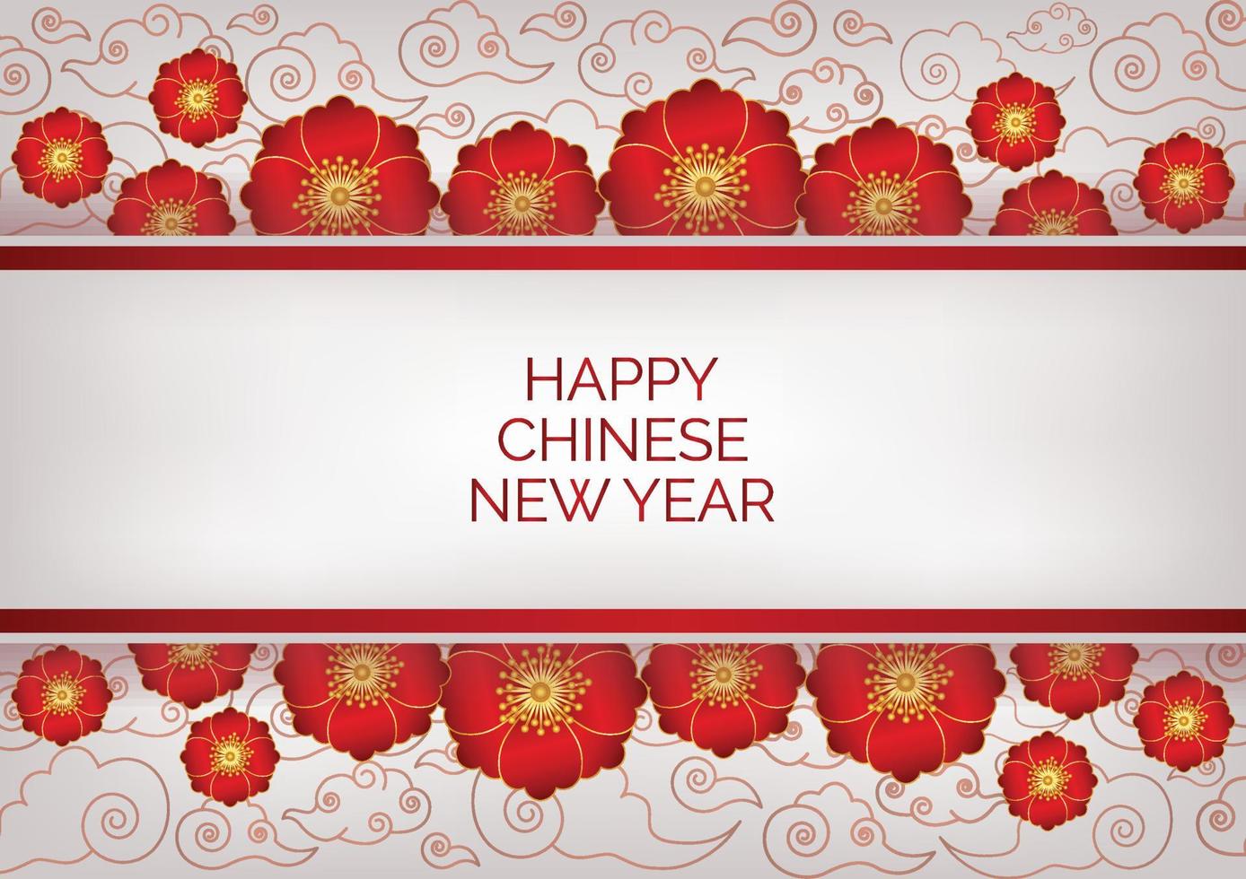 chinese new year pink banner design vector