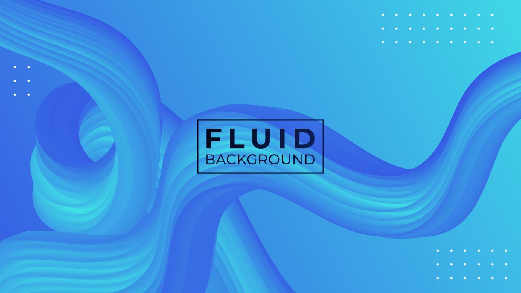 Fluid 3d wavy colorful modern gradient abstract background vector illustration.