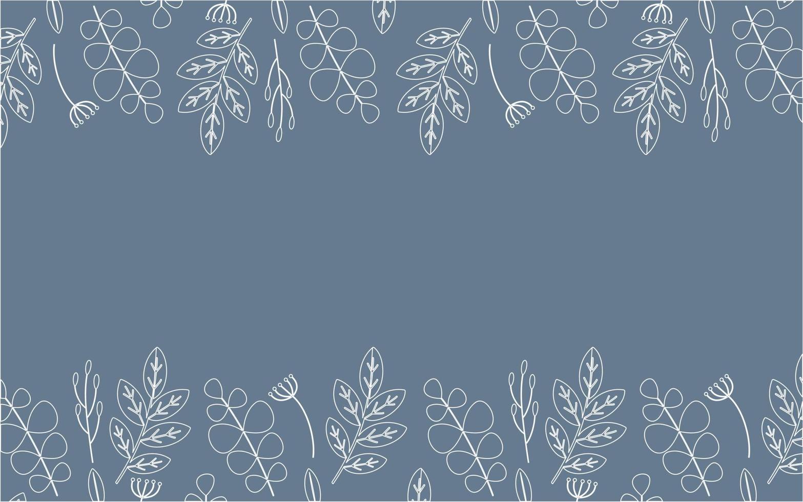 background with floral seamless pattern vector