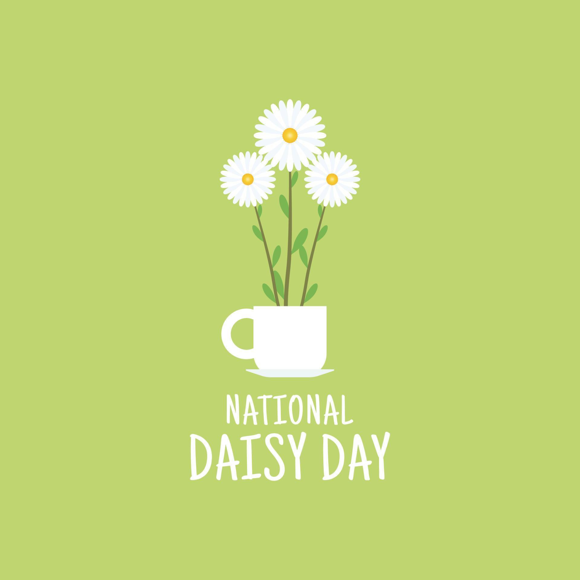 vector graphic of national daisy day good for national daisy day