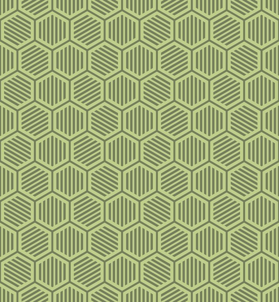 ABSTRACT VECTOR SEAMLESS BACKGROUND WITH OLIVE HEXAGONS