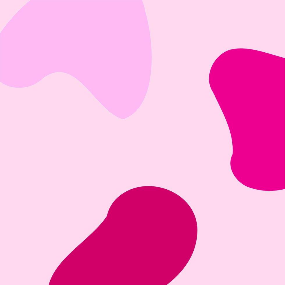 Pink Blob Abstract Vector