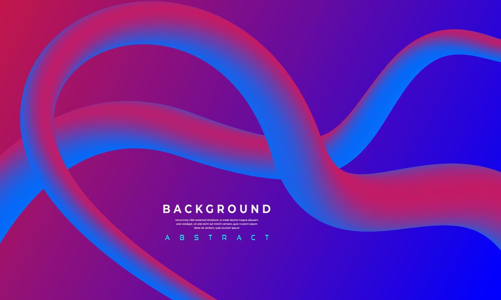 abstract vector tech spiral wires background. sound waves vector. 3d rendering vector