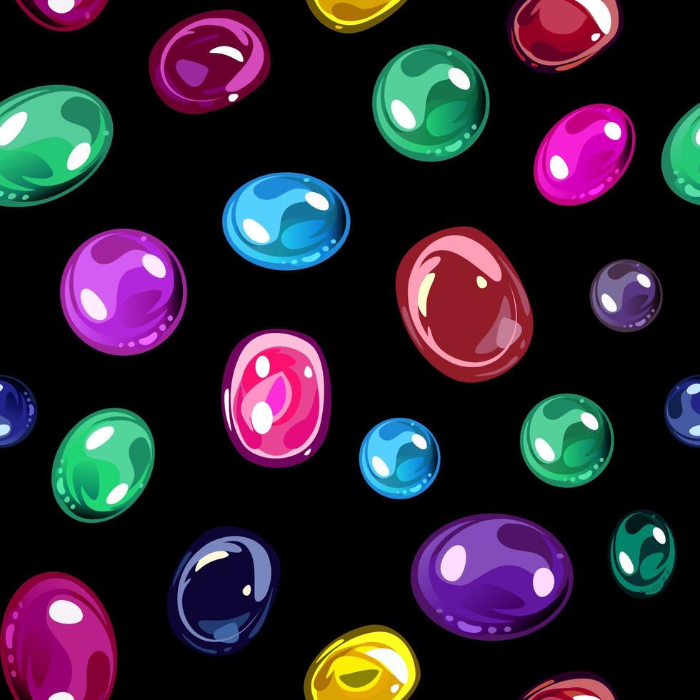 fondo transparente de piedras de colores. vector